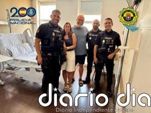 Policías logran reanimar a un turista alemán que quedó inconsciente en un autobús de Alicante