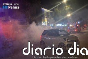 Quema dos contenedores en Palma y acaba detenido por quebrantar una orden de alejamiento de la casa de su madre