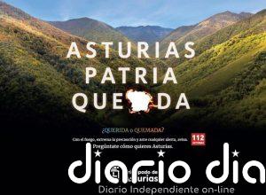 'Querida o quemada, pregúntate cómo quieres Asturias', lema de la nueva campaña de sensibilización con los incendios