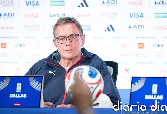 Rangnick: "Messi es el mejor de la historia y debemos mostrar que somos uno de los mejores equipos"
