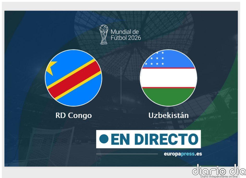 RD Congo 0 - 1 Uzbekistán, en directo hoy: sigue el partido de Copa Mundial de la FIFA minuto a minuto