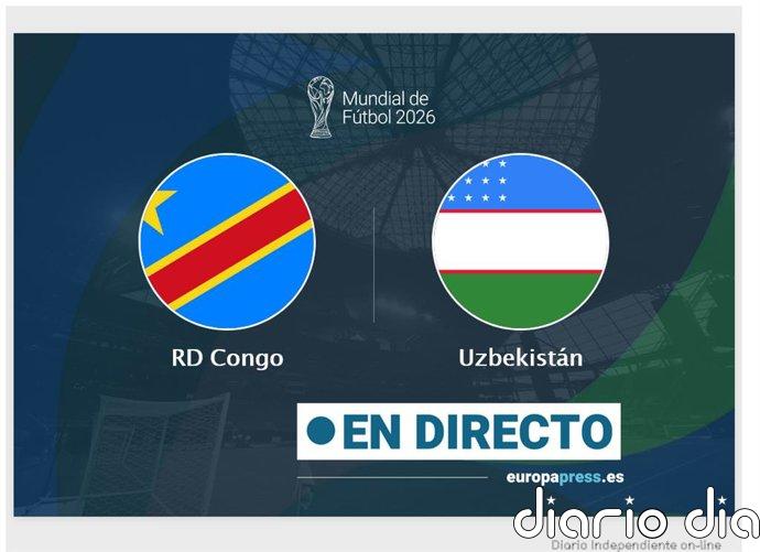 RD Congo - Uzbekistán, en directo hoy: estadísticas previas y alineaciones probables