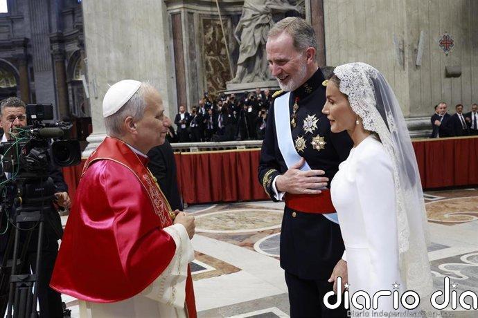Recibimiento, encuentro, misas y despedida: Así acompañará la Familia Real a León XIV en su visita