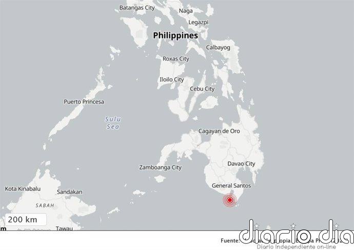 Registrado en el sur de Filipinas un terremoto de magnitud 7.8 que provoca alertas de tsunami