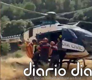 Rescatado en helicóptero un barranquista herido en Pozo Alcón (Jaén)