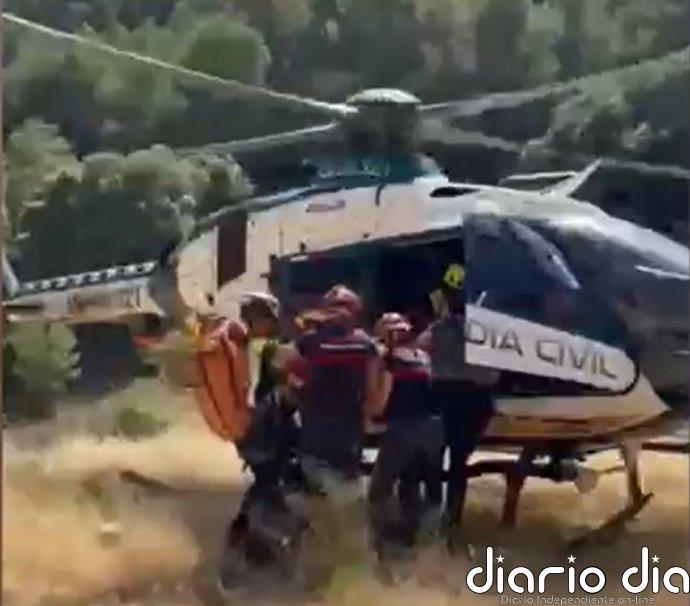 Rescatado en helicóptero un barranquista herido en Pozo Alcón (Jaén)