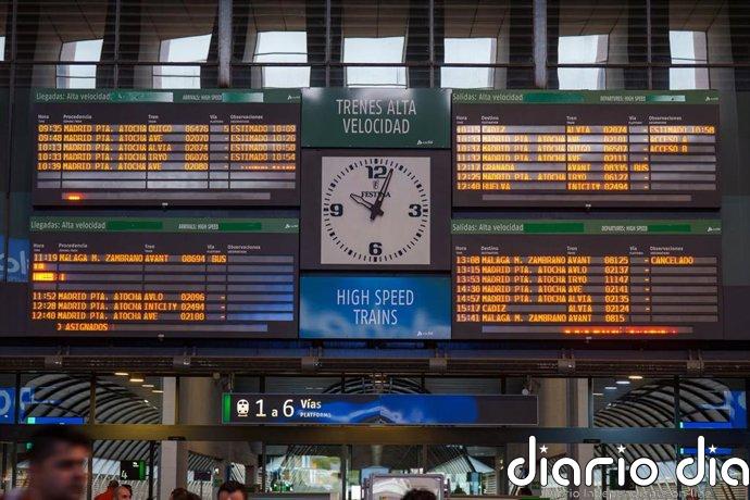 Restablecida la circulación en la línea de alta velocidad entre Madrid y Sevilla