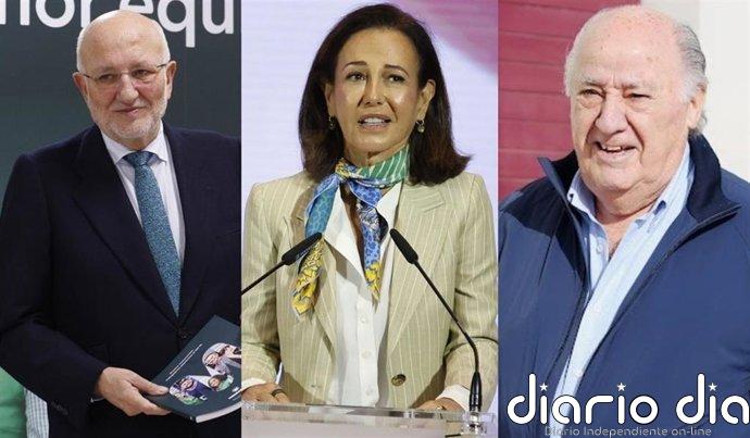 Roig (Mercadona), Botín (Santander) y Amancio Ortega (Inditex), los empresarios más valorados, según Merco