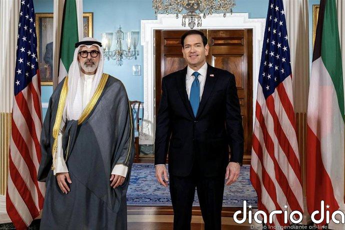 Rubio reafirma a Kuwait el apoyo de EEUU y condena el ataque contra su aeropuerto atribuido a Irán