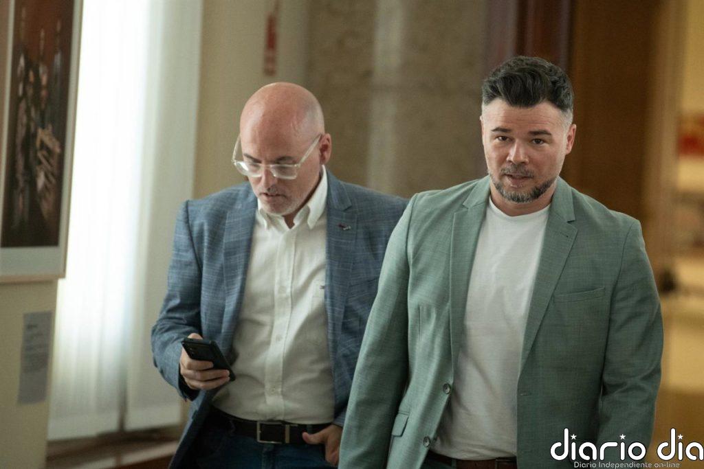 Rufián recalca que la continuidad de Sánchez depende de lo que apruebe y que "aguantar pa'ná es tontería"