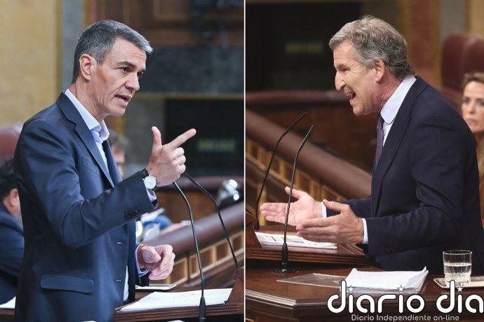 Sánchez pide saber cuánto paga por su casa Feijóo, que le replica: "Mi suegro a mí no me ha regalado ningún piso"