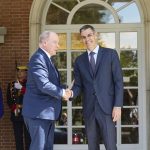 Sánchez y el príncipe de Mónaco ponen de relieve los "valores europeos" y "la lucha contra el cambio climático"