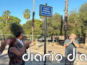 Sevilla homenajea a Juanma Díaz con un parque infantil en Sevilla Este