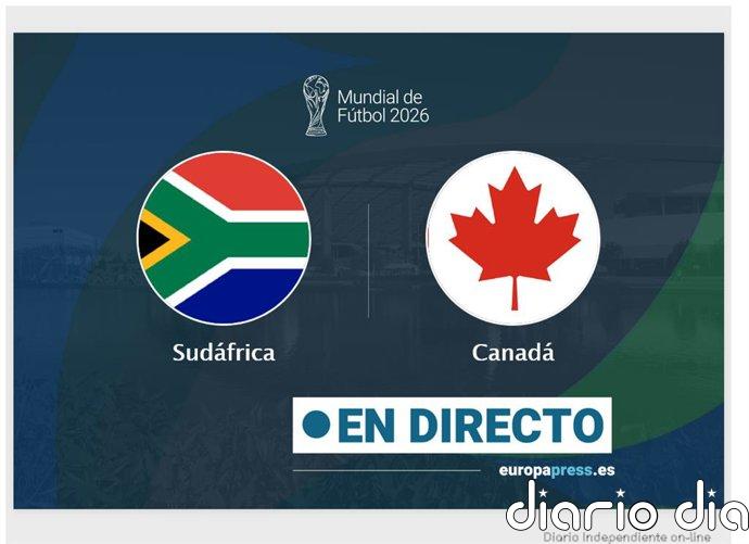 Sudáfrica - Canadá, en directo hoy: sigue el partido de Copa Mundial de la FIFA minuto a minuto