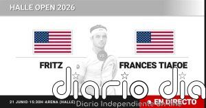 Taylor Fritz - Frances Tiafoe, en directo hoy: sigue el partido de Halle Open