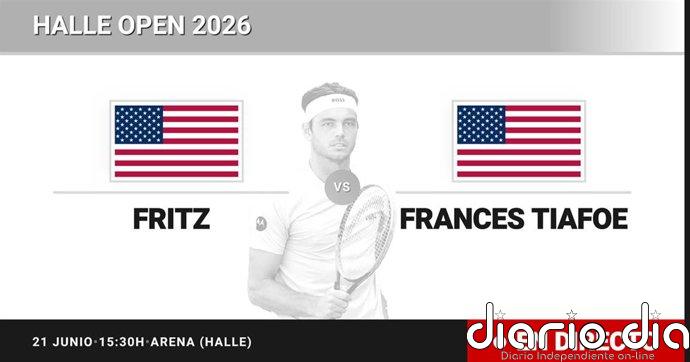 Taylor Fritz - Frances Tiafoe, en directo hoy: sigue el partido de Halle Open