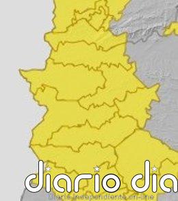 Toda Extremadura estará este jueves en alerta amarilla por tormentas