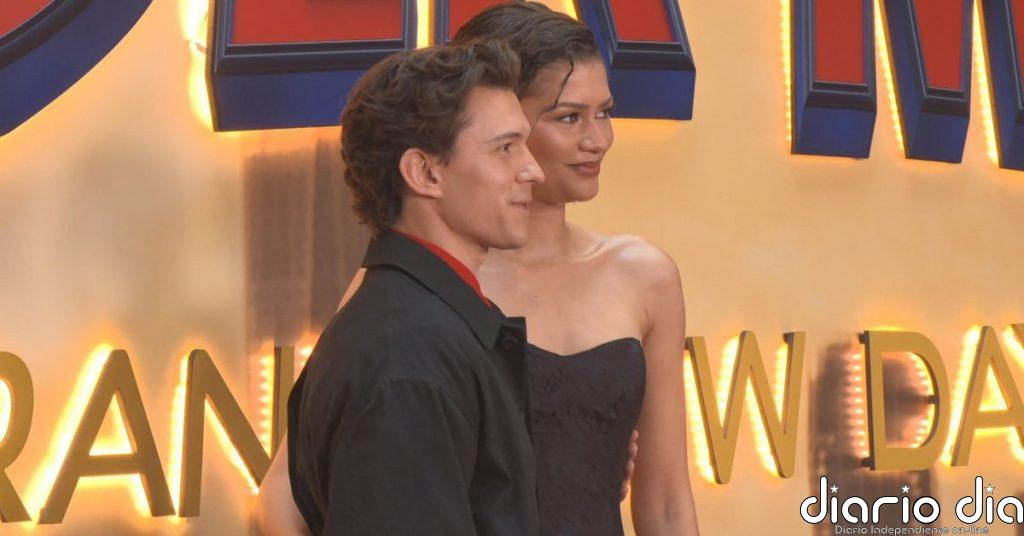Tom Holland y Zendaya alborotan la capital durante la promoción de "Spider-Man: Un nuevo día"