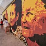 Un mural celebra el papel de la mujer manchega en el corazón de Valdepeñas