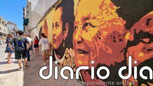 Un mural celebra el papel de la mujer manchega en el corazón de Valdepeñas
