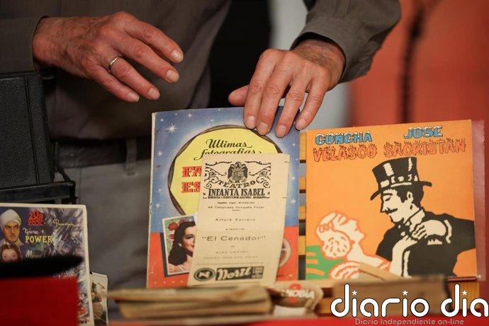 Un sombrero, un ejemplar de 'El Quijote' o un disco con Concha Velasco, legado de José Sacristán a la Caja de las Letras