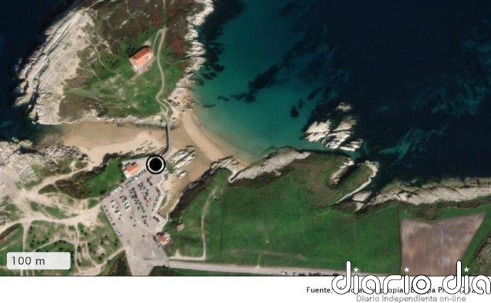 Una joven de 22 años ebria y sin carné se cae con un 'guppy' a una zona rocosa de la Virgen del Mar