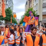 Una manifestación recorre Gijón para reclamar el derecho a la vivienda y contra los especuladores