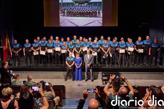 Una treintena de agentes de Policía Local se incorporan a 12 municipios de Navarra