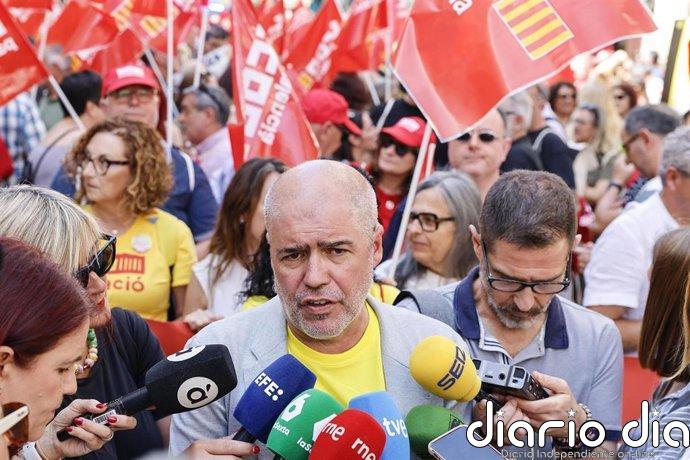 Unai Sordo pide "bastantes explicaciones" al PSOE por los casos de corrupción pero rechaza un adelanto electoral