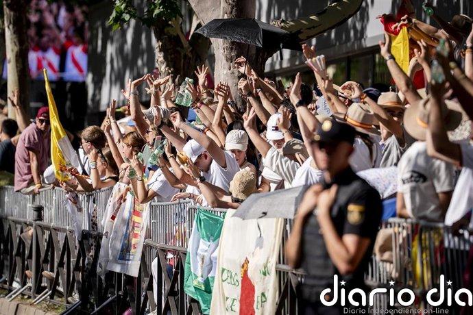 Unas 500.000 personas asisten a la vigilia en la plaza de Lima, según Delegación de Gobierno