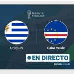 Uruguay - Cabo Verde, en directo hoy: sigue el partido de Copa Mundial de la FIFA minuto a minuto