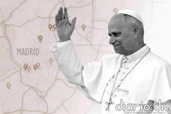 Visita del Papa a Madrid 2026: mapa del recorrido, agenda y actos confirmados del 6 al 9 de junio