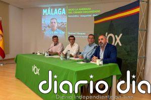 Vox alerta que Málaga es "epicentro del crimen organizado" en Europa y critica la "connivencia política por omisión"