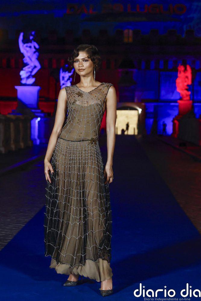 Zendaya convierte Roma en su telaraña: recupera un icónico vestido vintage para presentar 'Spider-Man: Un nuevo día'