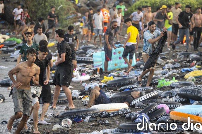 Accem pide que "la legalidad y el enfoque de Derechos Humanos" guíen la respuesta a la "emergencia humanitaria" en Ceuta