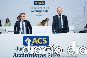 ACS gana 510 millones hasta junio, un 13% más, y eleva un 25% su previsión de beneficios para 2026