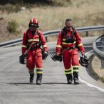 Activada la UME ante el avance del incendio de Ejulve (Teruel), que obliga a desalojar tres masías