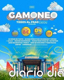 Adrián Deerre, Krumel, SOS o Wahsfvnny, este sábado la cuarta edición de Gamoneo Todos Al Prao 2026 Cartel