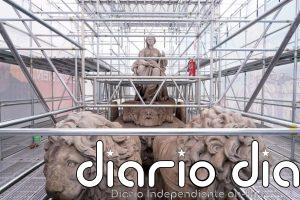 Agotadas en poco más de una hora las 2.640 plazas para visitar la restauración de la Fuente de Cibeles
