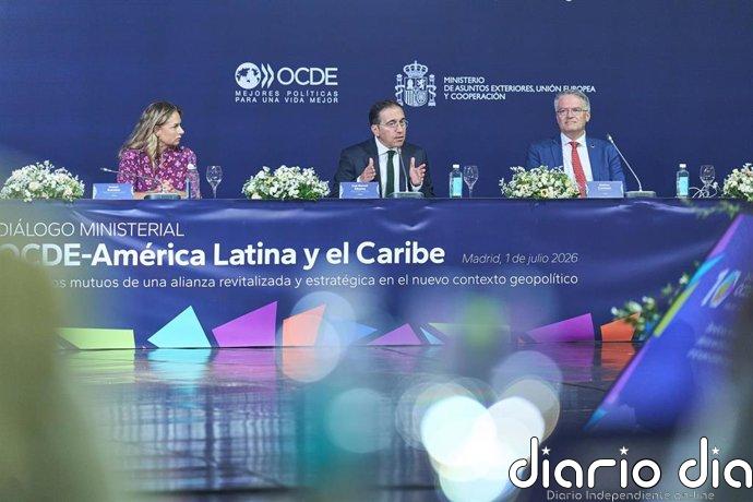 Albares defiende fortalecer la relación entre la OCDE y América Latina y el Caribe en un "mundo polarizado"
