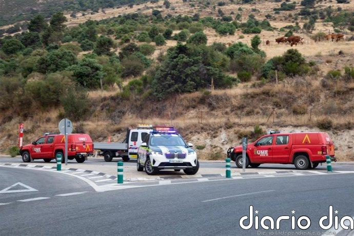 Alcaldes de Valdemaqueda y Robledo piden redoblar esfuerzos para rematar el incendio en la zona