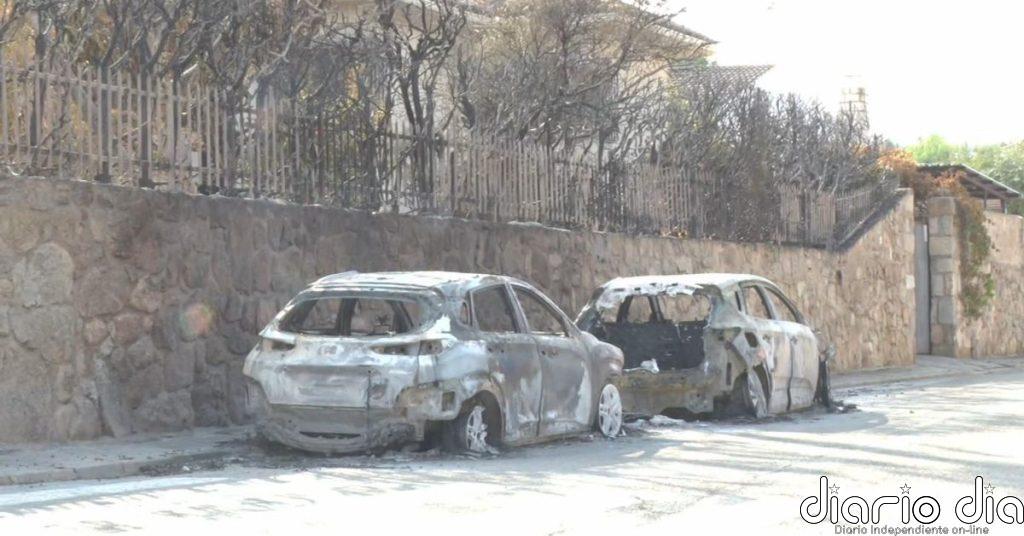 Alivio y mucha desolación en el regreso a casa de los desalojados por los incendios de Madrid