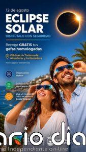 Almuñécar y La Herradura (Granada) repartirán gafas homologadas para disfrutar el eclipse solar del 12 de agosto