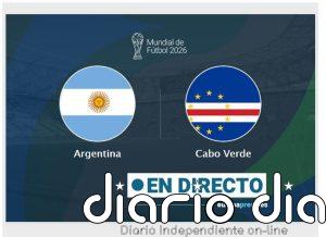 Argentina 1 - 0 Cabo Verde, en directo hoy: sigue el partido de Copa Mundial de la FIFA minuto a minuto