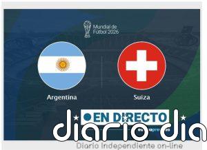 Argentina 1 - 0 Suiza, en directo hoy: sigue el partido de Copa Mundial de la FIFA minuto a minuto