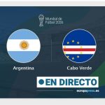 Argentina - Cabo Verde, en directo hoy: sigue el partido de Copa Mundial de la FIFA minuto a minuto