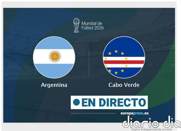 Argentina - Cabo Verde, en directo hoy: sigue el partido de Copa Mundial de la FIFA minuto a minuto