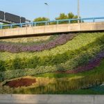 Arranca la instalación de jardines verticales en Ventas, los segundos de la M-30, listos a primeros de año
