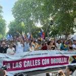 Arranca la manifestación del Orgullo 2026 de Madrid con Redondo, López y García en la cabecera