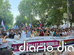 Arranca la manifestación del Orgullo 2026 de Madrid con Redondo, López y García en la cabecera